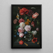 Still life with flowers in a glass vase - Jan Davidsz de Heem — artwork view
