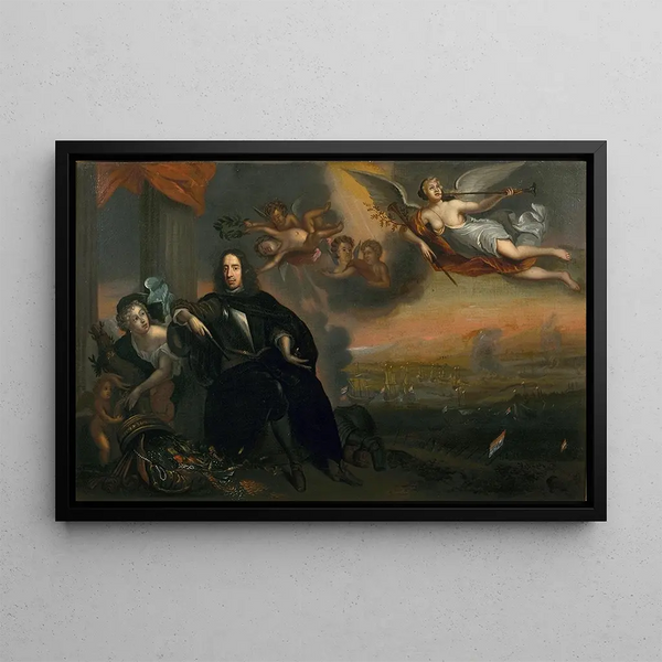 Jan De Baen - Allegory of Cornelis De Witt 16231672 As Instigator of The Victory At Chatham in 1667.webp