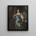 Johanna le Gillon esposa de Hieronymus van Beverningk - Jan de Baen — cuadro enmarcado en la pared