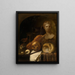 Vanité - Jan Denens — cuadro enmarcado en la pared
