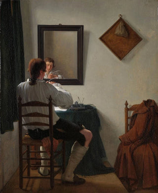 Jan Ekels the Younger - A Writer Trimming his Pen.webp