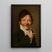 Portrait of Alojzy Kowski - Jan Feliks Piwarski — framed artwork on a wall