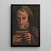 Saint Matthew Painting - Jan Fignowski — framed artwork on a wall
