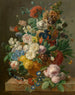 Flores en un jarrón - Jan Frans Eliaerts — vista de la obra