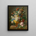 Flores en un jarrón - Jan Frans Eliaerts — cuadro enmarcado en la pared