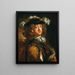 retrato de Jean-Guillaume, elector del Palatinado - Jan Frans van Douven — cuadro enmarcado en la pared