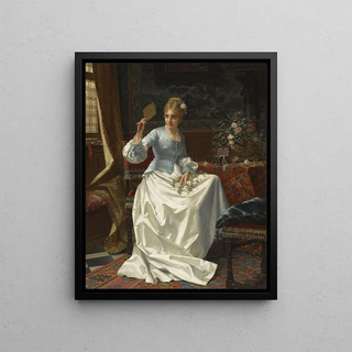 Jan Frederik Pieter Portielje - A beauty in an interior.webp