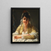 La bella mujer española - Jan Frederik Pieter Portielje — cuadro enmarcado en la pared