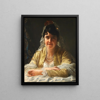 Jan Frederik Pieter Portielje - The beautiful Spanish woman.webp