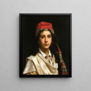 Jan Frederik Pieter Portielje - Young lady wearing a middleeastern costume.webp