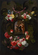 Alegorías de las Cuatro Estaciones rodeadas de guirnaldas de flores y frutas de temporada 2 - Jan Fyt — vista de la obra