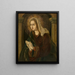 A distressed Virgin - Jan Gossaert — framed artwork on a wall