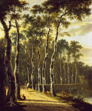 Jan Hackaert - An Avenue in a Wood.webp