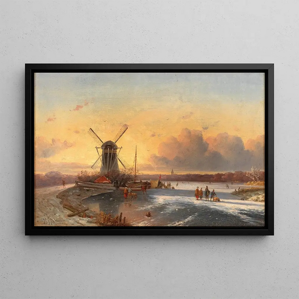 Jan Jacob Coenraad Spohler - Fun On The Ice.webp