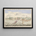 Vista de Malaca desde el mar - Jan Keldermans — cuadro enmarcado en la pared