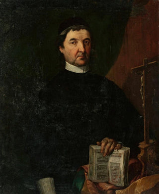 Jan Krzysztof Damel - Portrait of a priest.webp