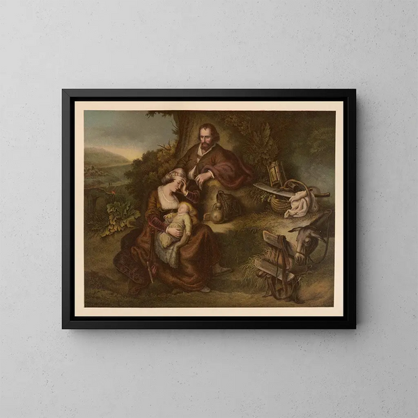 Biblia dorada de los clásicos - Jan Ladislaw Skora — cuadro enmarcado en la pared