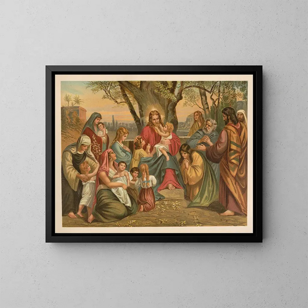 Biblia dorada de los clásicos - Jan Ladislaw Skora — cuadro enmarcado en la pared