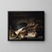 Naturaleza muerta con libros - Jan Lievens — cuadro enmarcado en la pared