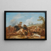 Compromiso de caballería - Jan Martszen de Jonge — cuadro enmarcado en la pared