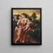 An Allegory of Charity - Jan Massys — framed artwork on a wall