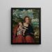 The Rest During the Flight into Egypt - Jan Massys — framed artwork on a wall
