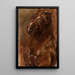 Estudio de cabeza de caballo para La Pucelle d'Orléans - Jan Matejko — cuadro enmarcado en la pared
