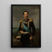 retrato de Friedrich Berg - Jan Michał Strzałecki — cuadro enmarcado en la pared