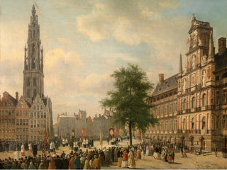 Jan Michiel Ruyten - Procession on the Grote Markt in Antwerp.webp