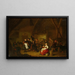 Escena de taberna - Jan Miense Molenaer — cuadro enmarcado en la pared