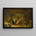 The King Drinks - Jan Miense Molenaer — framed artwork on a wall