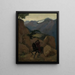 Scene of Abduction - Jan Owidzki — framed artwork on a wall