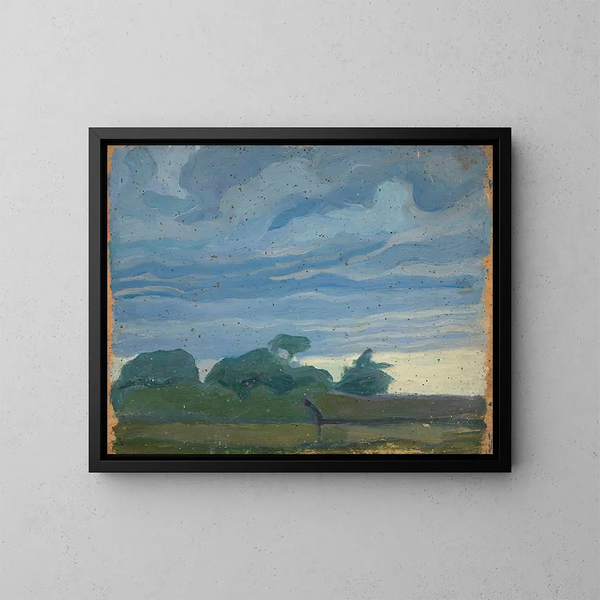 Landscape - Jan Rembowski — framed artwork on a wall
