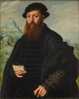 Jan Sanders Van Hemessen - Portrait of a bearded gentleman.webp