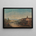 Château du côté du viaduc de Pancer - Jan Seydlitz — framed artwork on a wall