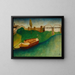 Barge - Jan Spychalski — framed artwork on a wall