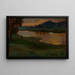 Bielany al atardecer - Jan Stanisławski — cuadro enmarcado en la pared