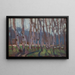 Bosque de abedules - Jan Stanisławski — cuadro enmarcado en la pared