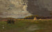 Landscape Painting with a Haystack - Jan Stanisławski — artwork view