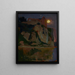 Luna - Jan Stanisławski — cuadro enmarcado en la pared