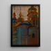 de la catedral ortodoxa Santa Sofía en Kyiv - Jan Stanisławski — cuadro enmarcado en la pared