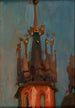 the arrow of the Saint Mary Church in Kraków - Jan Stanisławski — artwork view