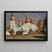 Iglesia de San Miguel en Kiev - Jan Stanisławski — cuadro enmarcado en la pared