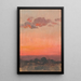 Atardecer - Jan Stanisławski — cuadro enmarcado en la pared