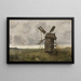 Ukrainian Windmill Painting - Jan Stanisławski — framed artwork on a wall