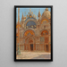 Portal de San Marco en Venecia - Jan Stanisławski — cuadro enmarcado en la pared