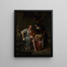 Betsabé después del baño - Jan Steen — cuadro enmarcado en la pared