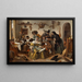 Atención a la lujuria - Jan Steen — cuadro enmarcado en la pared