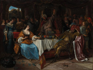 Jan Steen - Esther Ahasuerus and Haman.webp