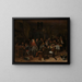 Día de los príncipes - Jan Steen — cuadro enmarcado en la pared